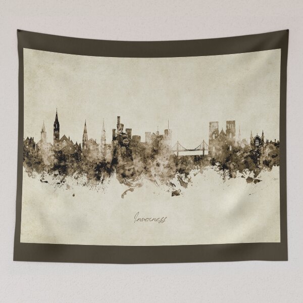Item preview, Inverness Scotland Skyline designed and sold by ArtPrints.