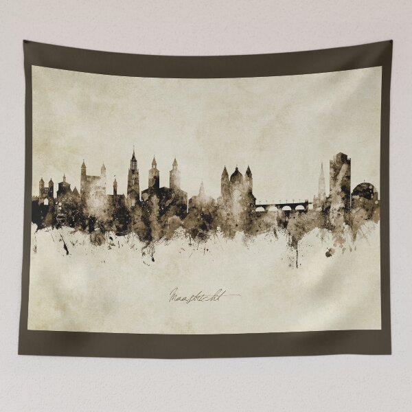 Item preview, Maastricht The Netherlands Skyline designed and sold by ArtPrints.