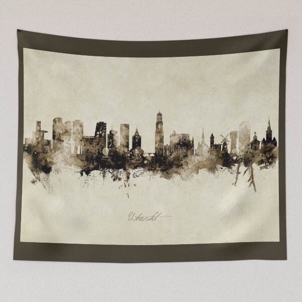 Item preview, Utrecht The Netherlands Skyline designed and sold by ArtPrints.