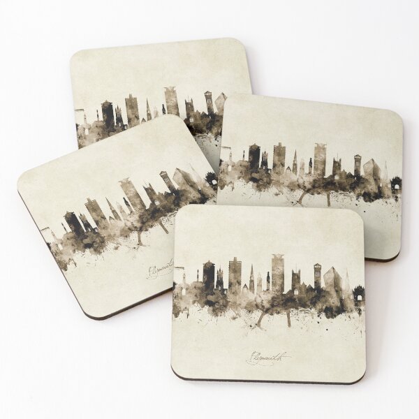 Item preview, Plymouth England Skyline designed and sold by ArtPrints.