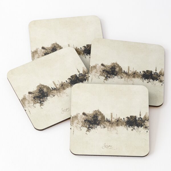 Item preview, Jersey Channel Islands Skyline designed and sold by ArtPrints.