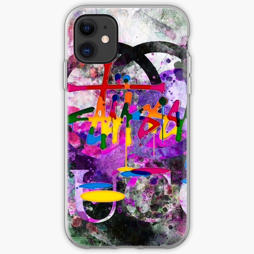 Watercolor Stussy Iphone Case Cover By Juliedwards Redbubble