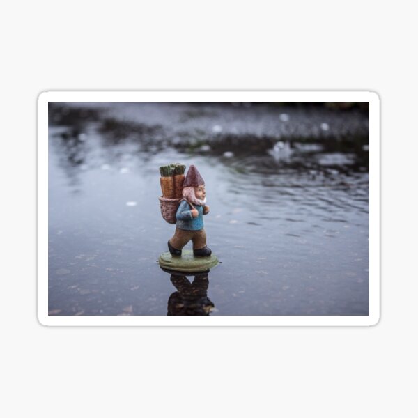 Rainy Day Gnome Sticker