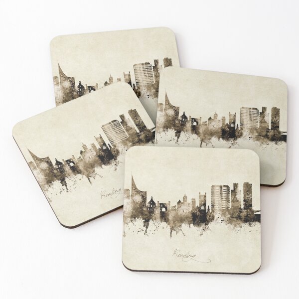 Artikelvorschau, Reading England Skyline entworfen und verkauft von ArtPrints.