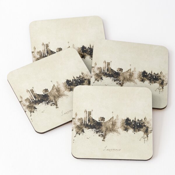 Item preview, Lawrence Kansas Skyline designed and sold by ArtPrints.