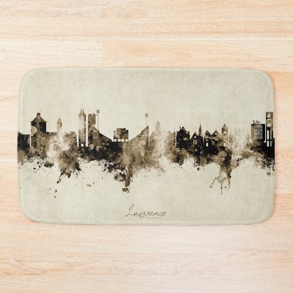 Item preview, Lawrence Kansas Skyline designed and sold by ArtPrints.