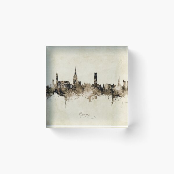 Item preview, Bruges Belgium Skyline designed and sold by ArtPrints.