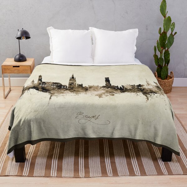 Item preview, Bruges Belgium Skyline designed and sold by ArtPrints.