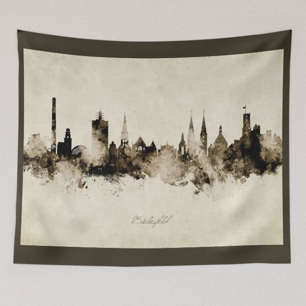Item preview, Bielefeld Germany Skyline designed and sold by ArtPrints.