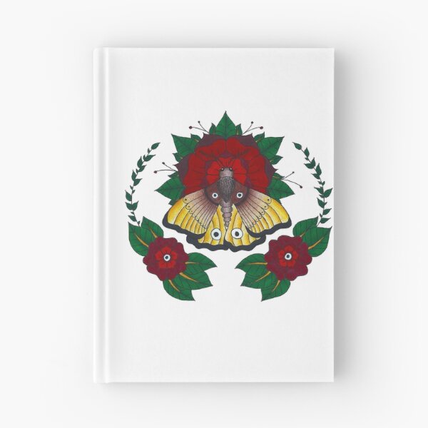 Item preview, Traditional Moth Tattoo Color designed and sold by Tara Margolis.