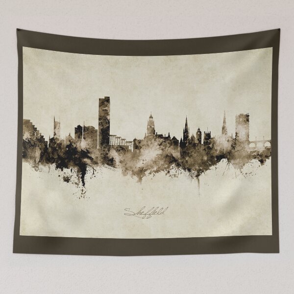 Item preview, Sheffield England Skyline designed and sold by ArtPrints.