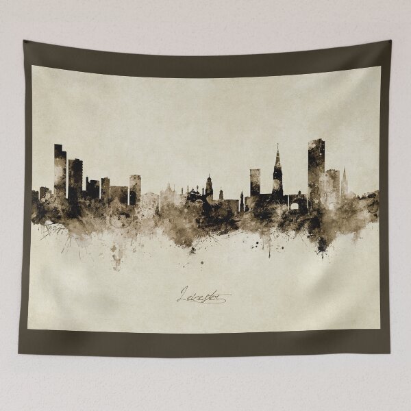 Item preview, Leicester England Skyline designed and sold by ArtPrints.
