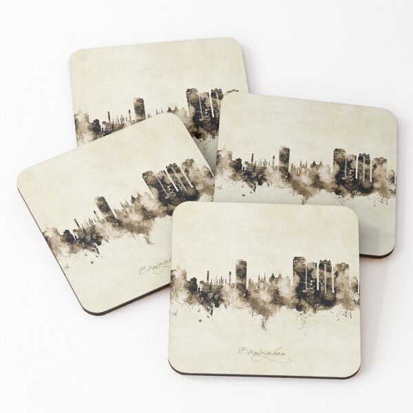 Item preview, Birmingham Alabama Skyline designed and sold by ArtPrints.