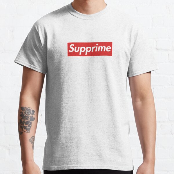 Supreme Logo Roblox Denim T Shirt