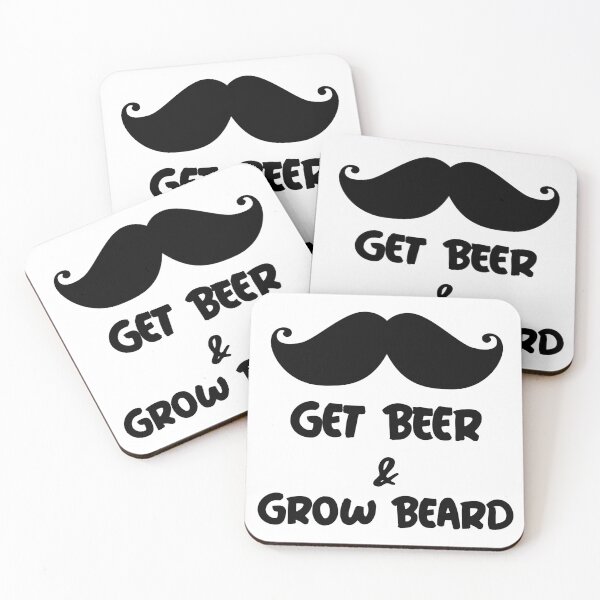 Item preview, Get Beer & Grow Beard designed and sold by SerenaBliss.