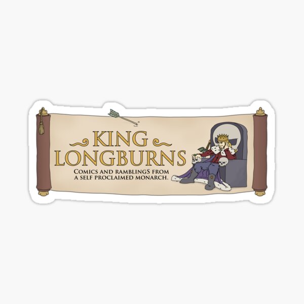 Official King Longburns Shirt 2015. Sticker