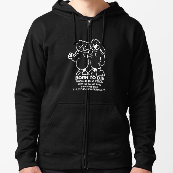 born to die skeleton moletom com capuz