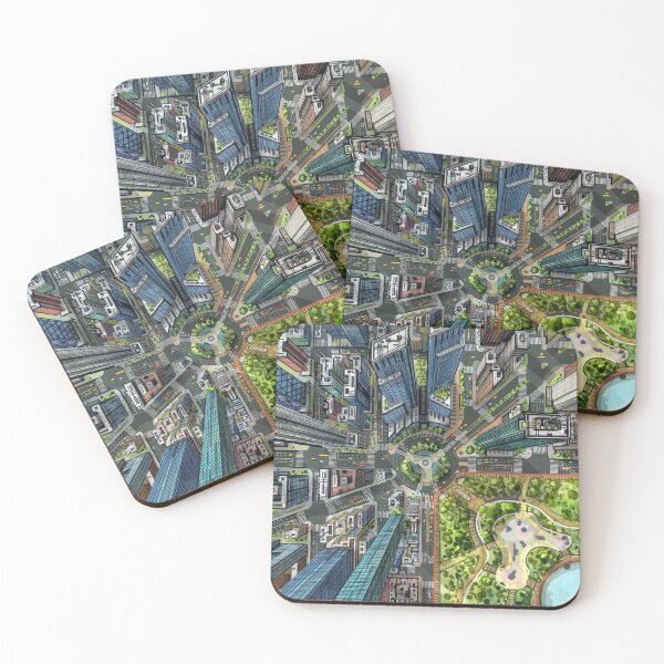 Item preview, Manhattan in One Point Perspective designed and sold by Denis Godyna.