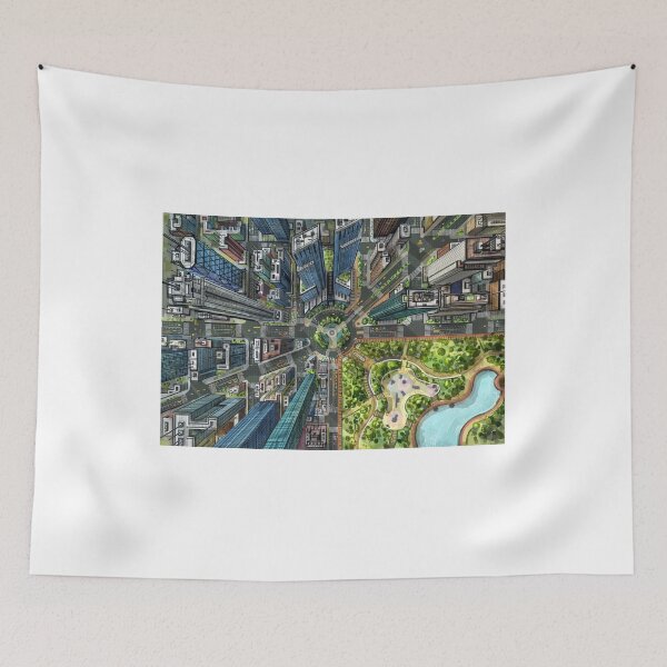 Item preview, Manhattan in One Point Perspective designed and sold by Denis Godyna.