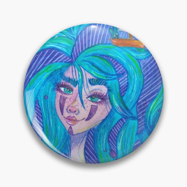 Item preview,  Sea hair woman painted in watercolor designed and sold by Nayiart.