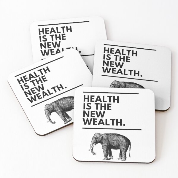 Item preview, Health is the new wealth designed and sold by Tara Choo.