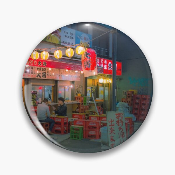 Item preview, Small street izakaya in Koenji Chilling outside on warm summer night designed and sold by TokyoLuv.
