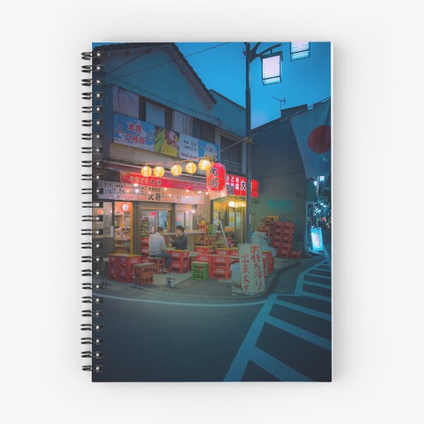 Item preview, Small street izakaya in Koenji Chilling outside on warm summer night designed and sold by TokyoLuv.