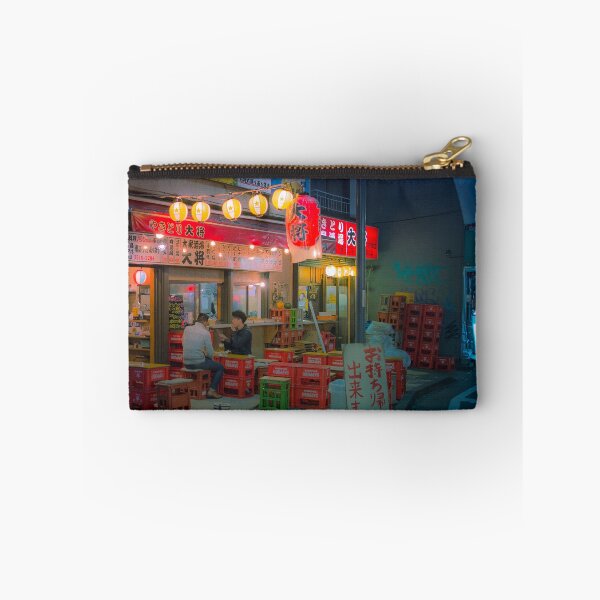 Item preview, Small street izakaya in Koenji Chilling outside on warm summer night designed and sold by TokyoLuv.