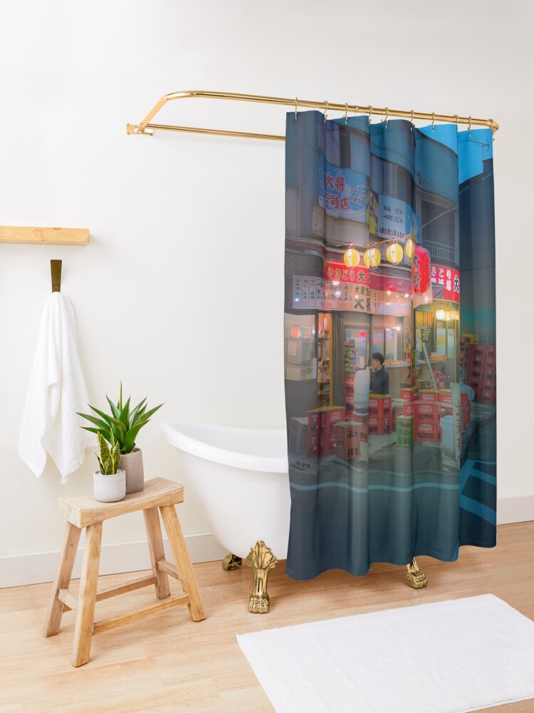Alternate view of Small street izakaya in Koenji Shower Curtain