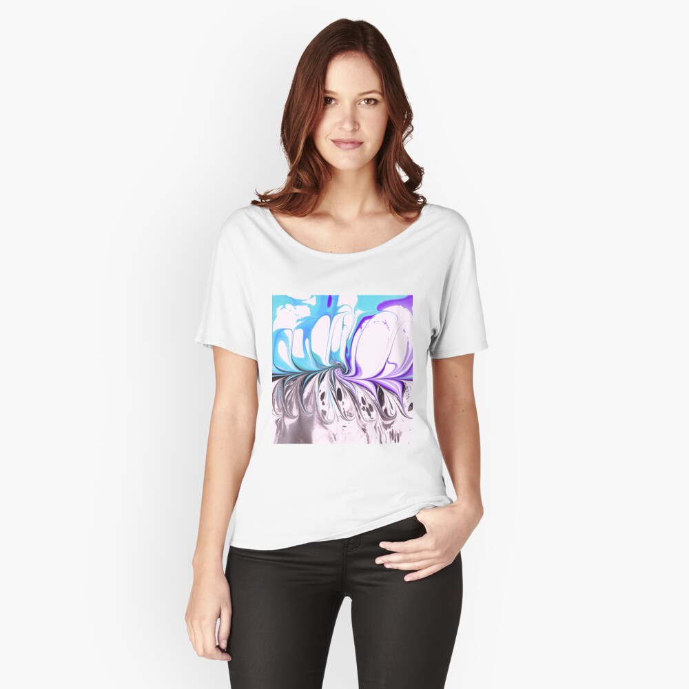 Item preview, Relaxed Fit T-Shirt designed and sold by Marbling4fun.