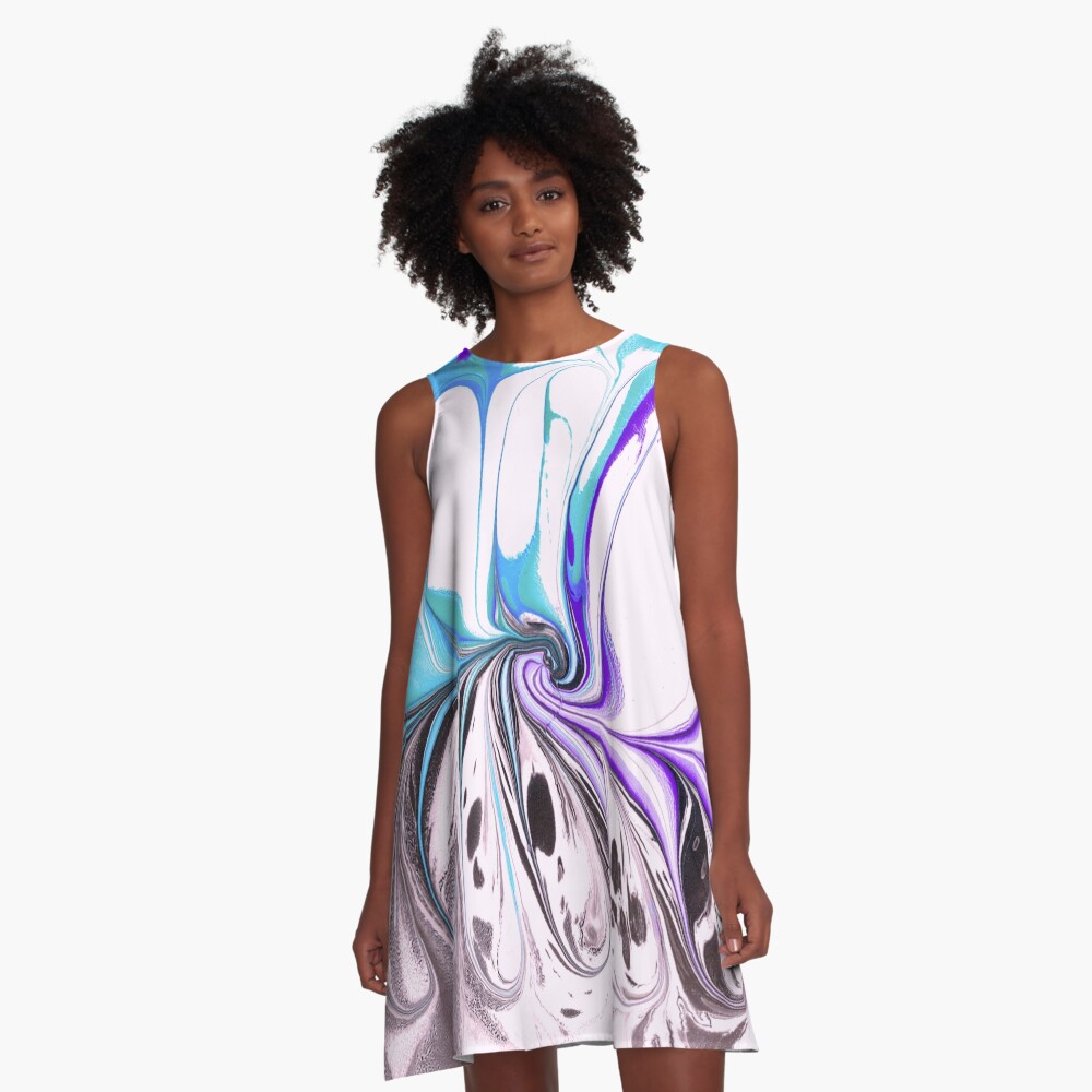 Item preview, A-Line Dress designed and sold by Marbling4fun.