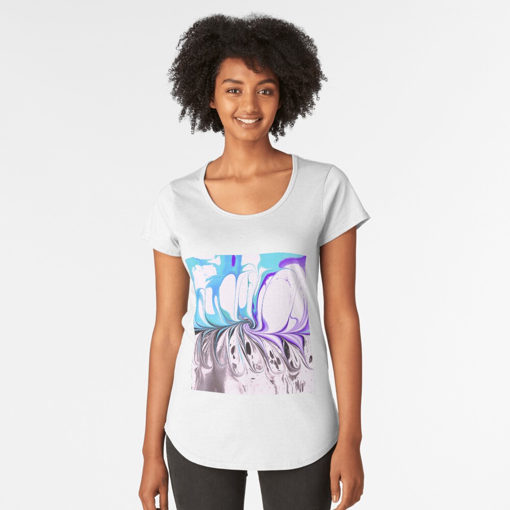 Item preview, Premium Scoop T-Shirt designed and sold by Marbling4fun.
