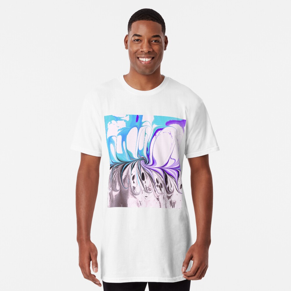 Item preview, Long T-Shirt designed and sold by Marbling4fun.