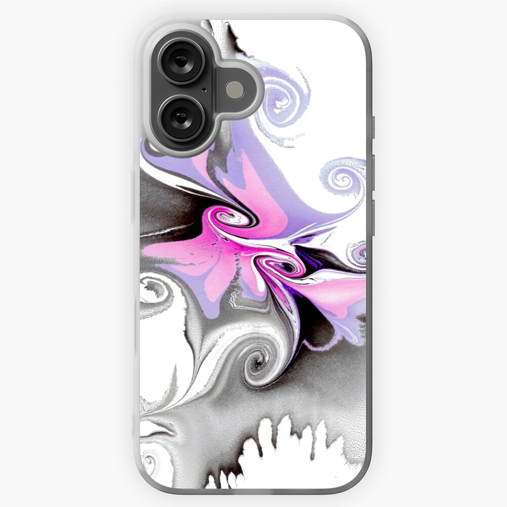 Item preview, iPhone Soft Case designed and sold by Marbling4fun.