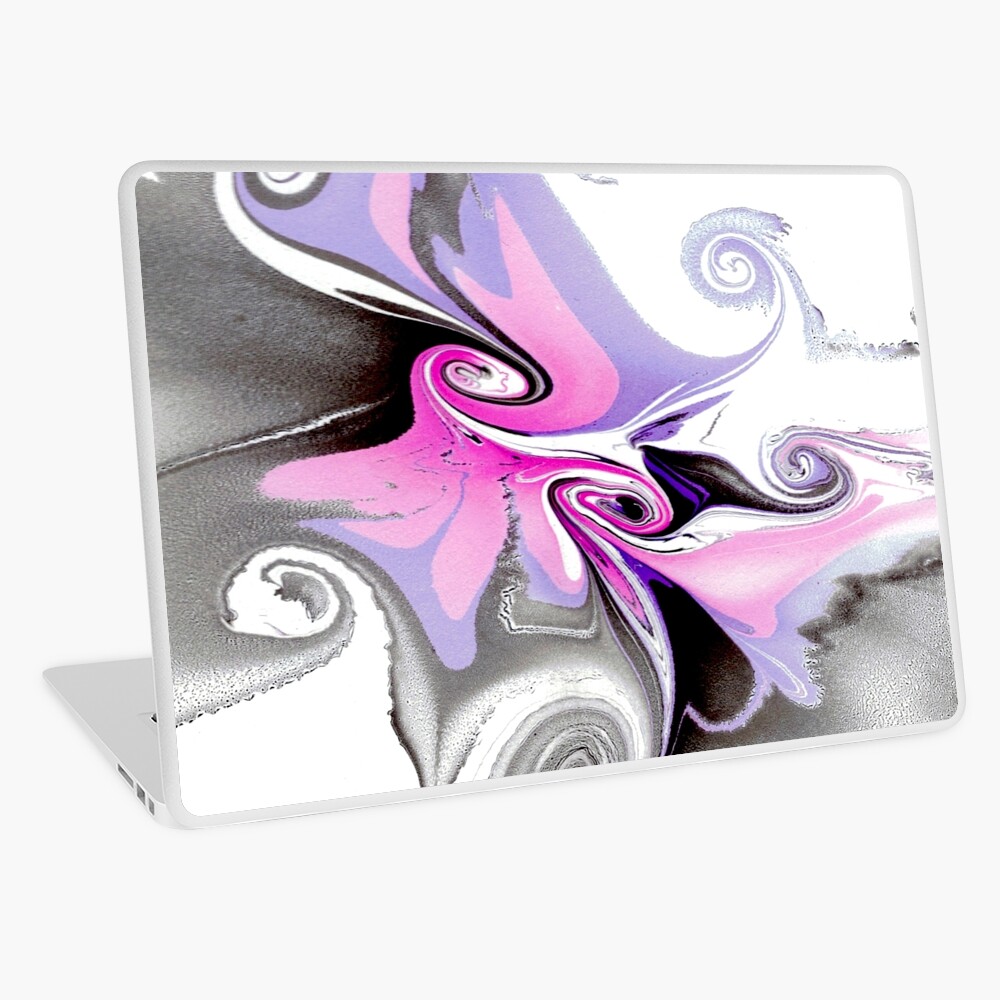 Item preview, Laptop Skin designed and sold by Marbling4fun.