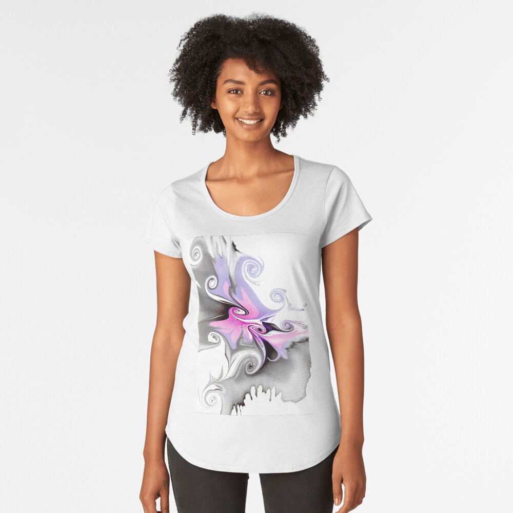 Item preview, Premium Scoop T-Shirt designed and sold by Marbling4fun.