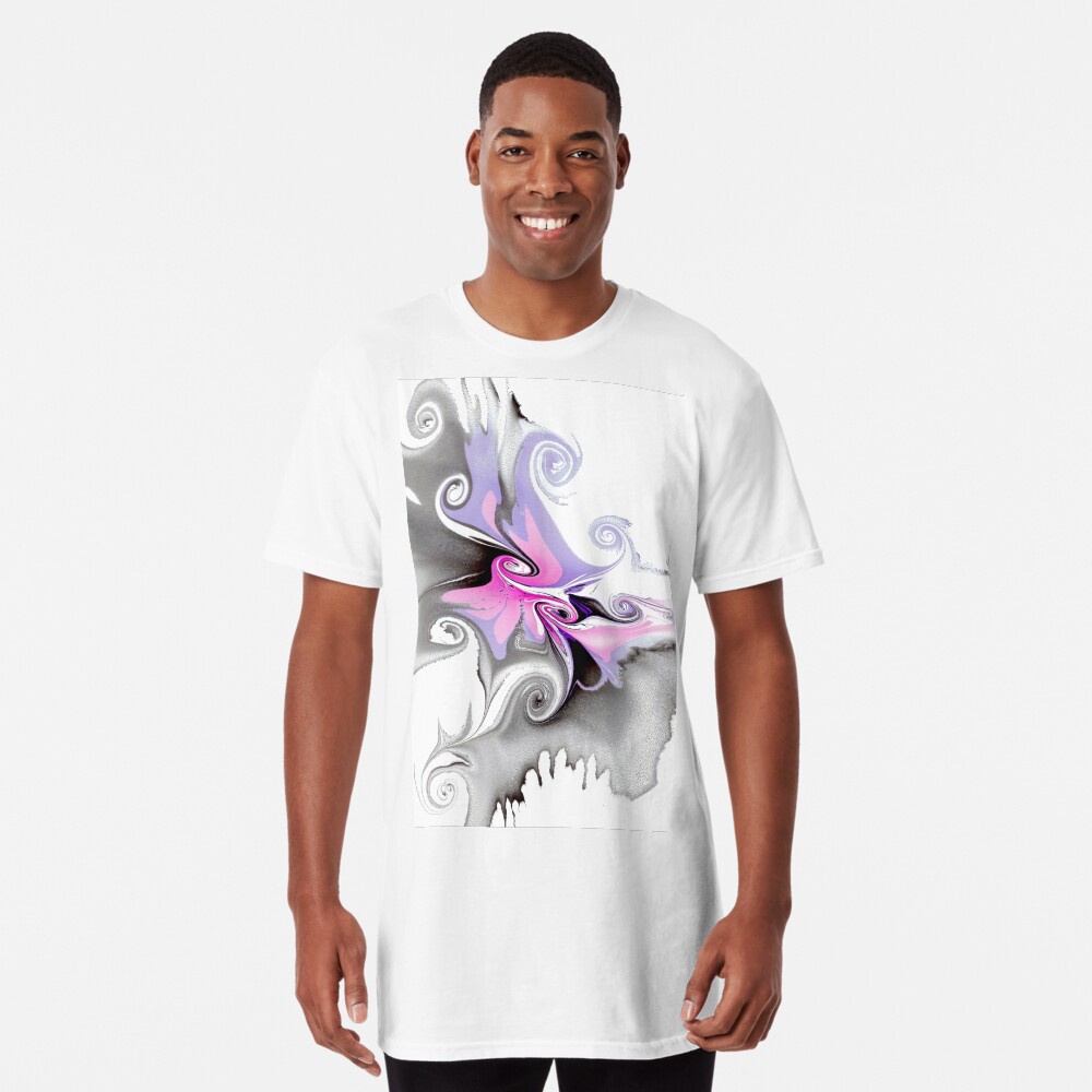 Item preview, Long T-Shirt designed and sold by Marbling4fun.
