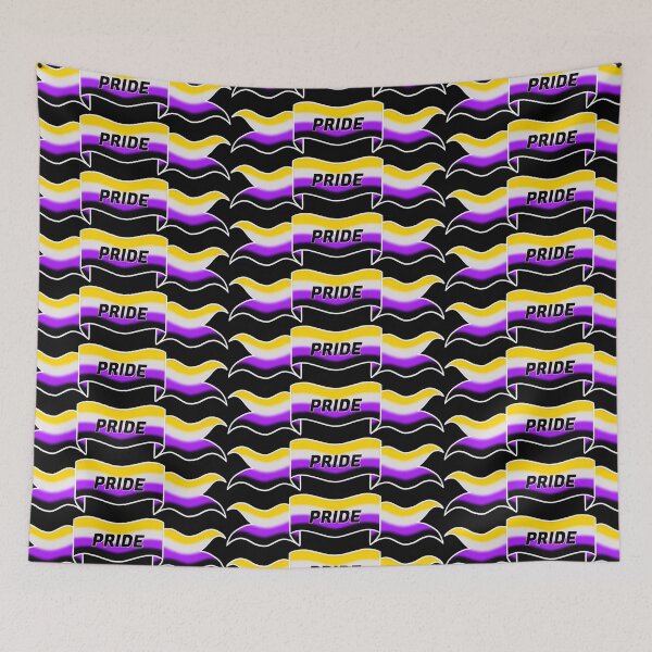 Item preview, nonbinary pride banner designed and sold by Spencer Krohne.