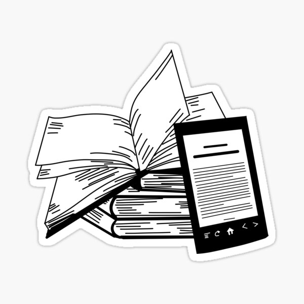 Artikel-Vorschau von Bücher und E-Reader, designt und verkauft von Nezumi98.