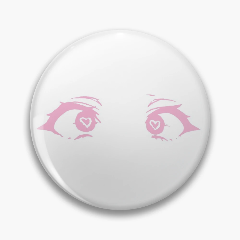 anime heart eyes- pink