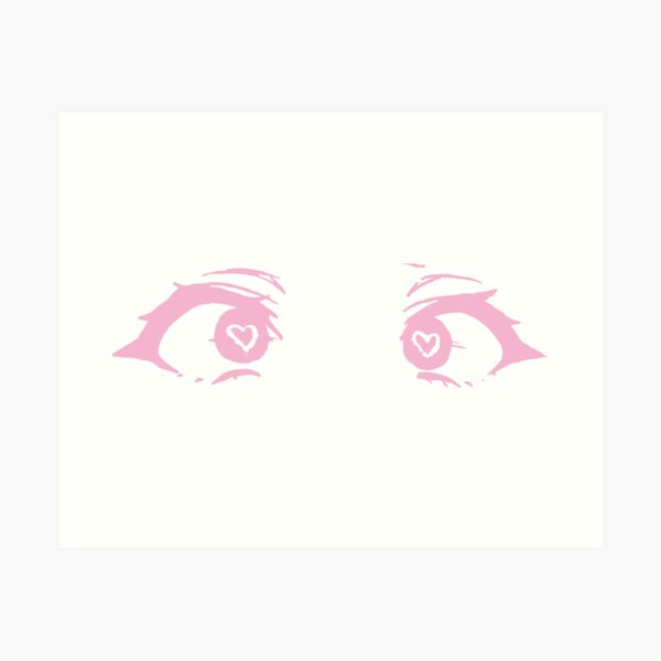 Pink Anime Eye GIF