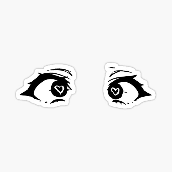 SAD GIRL EYES Sticker for Sale by hurricanshelter  Redbubble