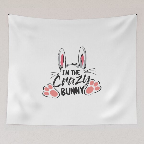 Item preview, Crazy bunny ears Matching Easter gift for men women kids designed and sold by hadleydesigns.