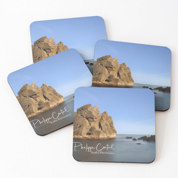 Item preview, Rochers des 2 Frères, beach of the Grande Conch, Cap d'Agde, Hérault, Occitanie, France, March 14, 2020 designed and sold by Philippe Contal.