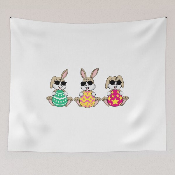 Item preview, Happy Hip Easter Bunnies wearing Shades for Men Women T Shirt designed and sold by hadleydesigns.