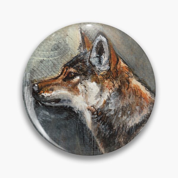 Item preview, Eastern Wolf Watercolor designed and sold by belettelepink.