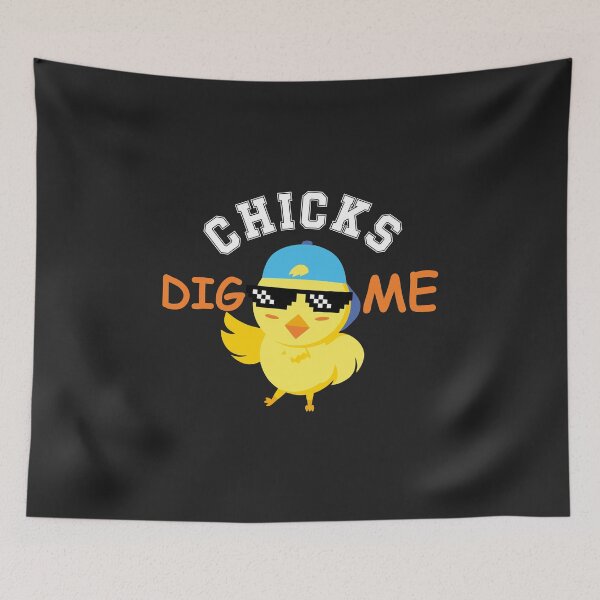Item preview, Chicks Dig me sunglasses cute easter gift for toddlers designed and sold by hadleydesigns.