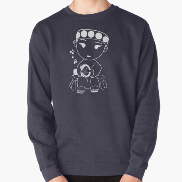 Doumbek Drummer 2 Pullover Sweatshirt