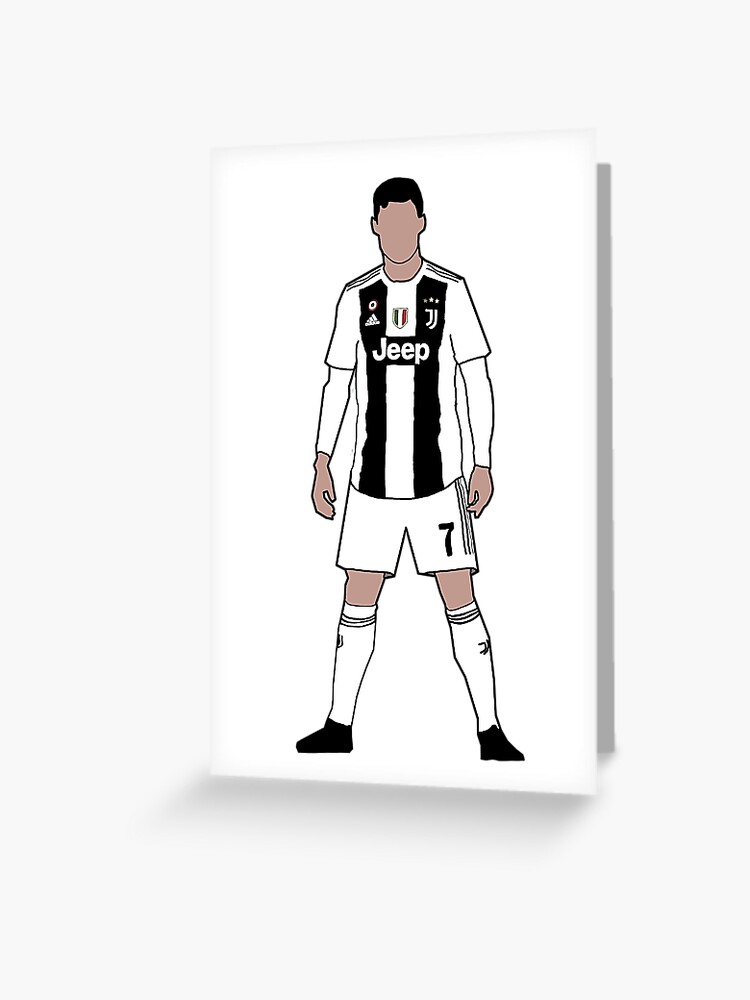 Cristiano Ronaldo 06s Greeting Card by Gull G