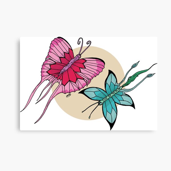 Fantasy Butterflies Canvas Print